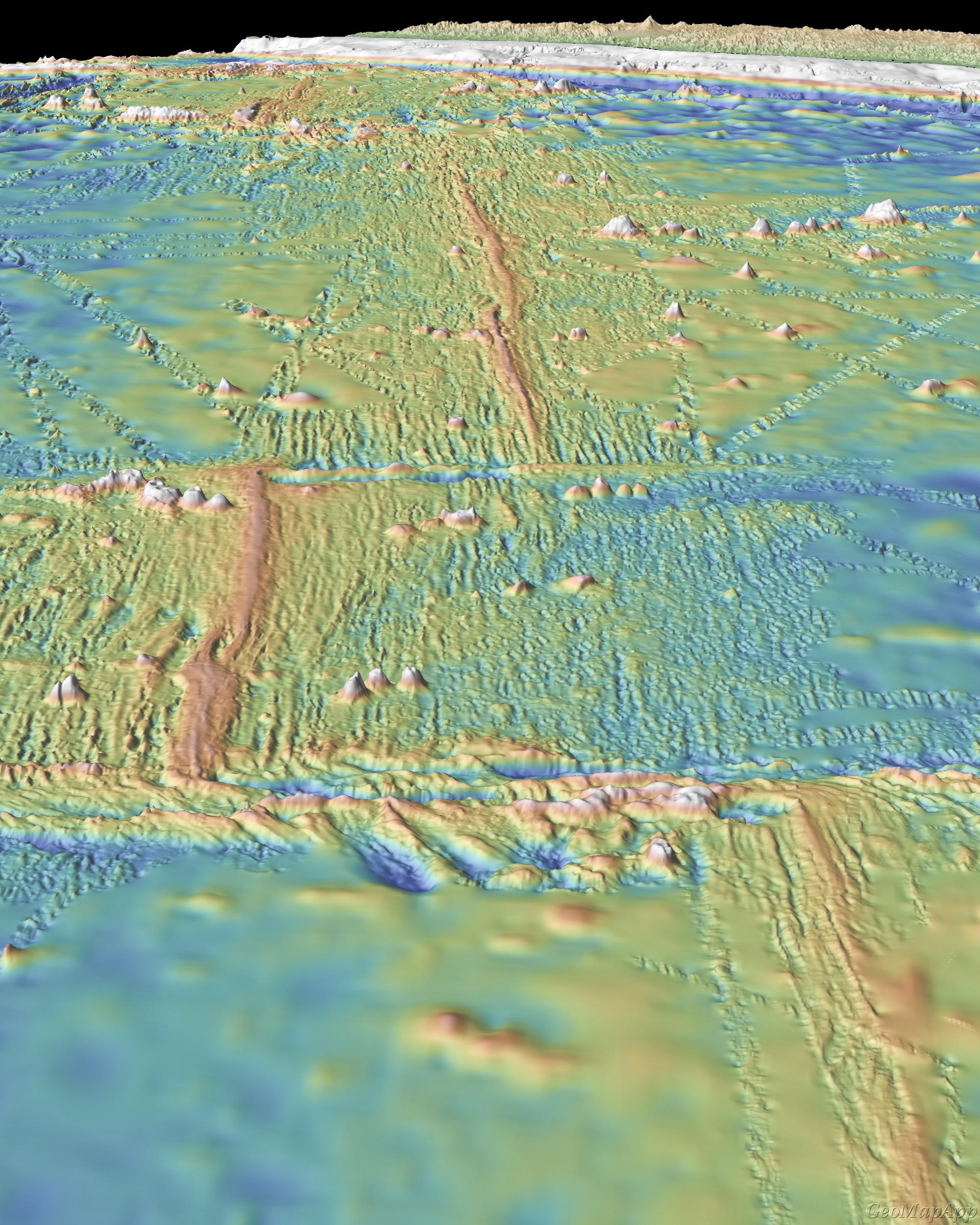 east pacific rise map