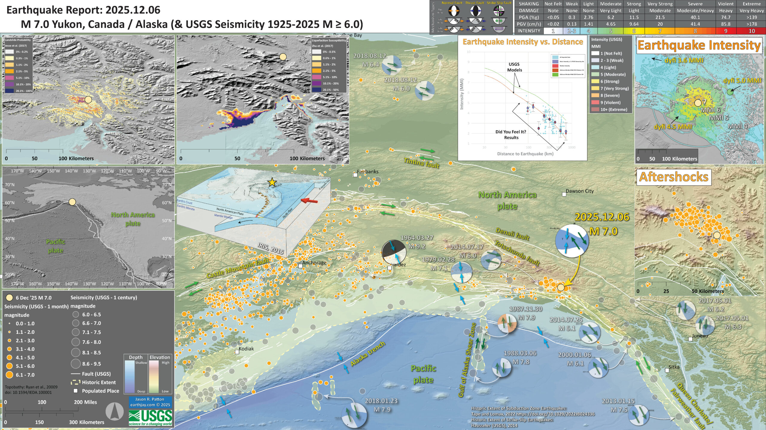 Earthquake Report: M 7.0 Yukon Territory/Alaska - Jay Patton online